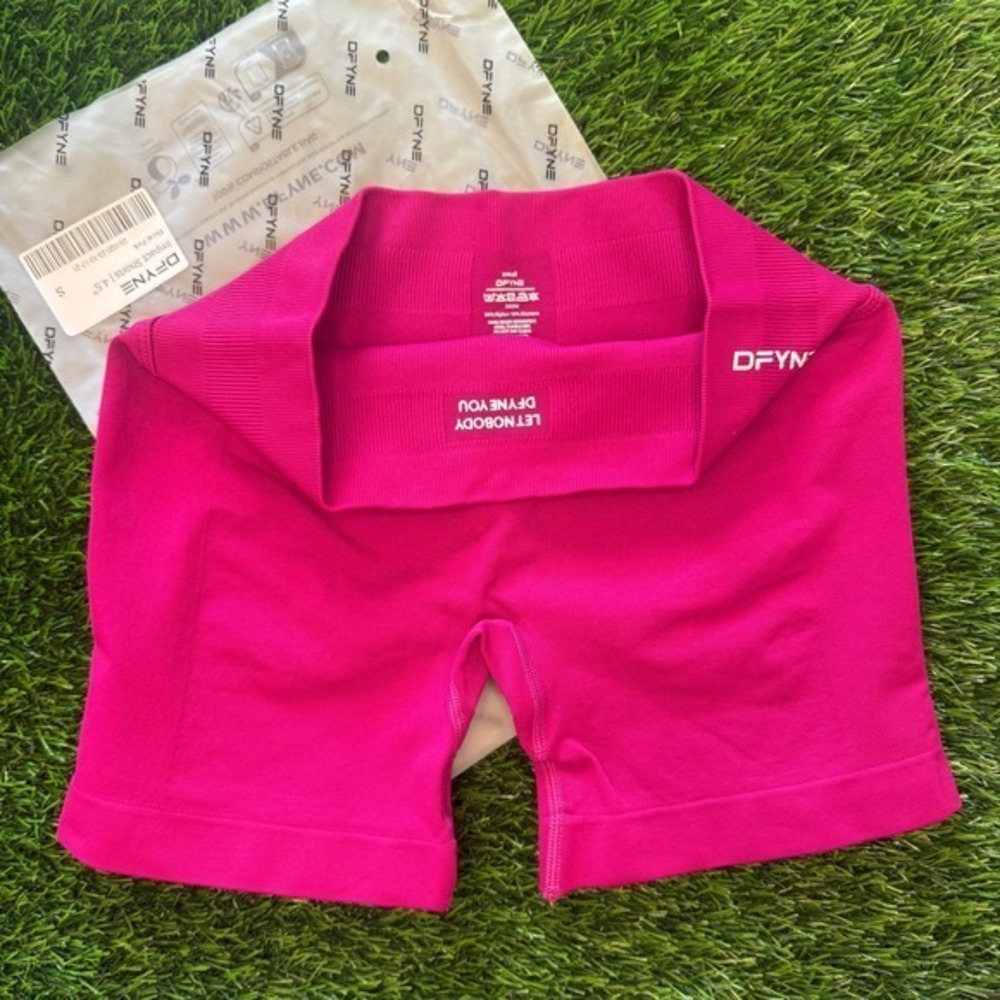 Dfyne impact shorts 4.5" floral pink small - Picture 3 of 5